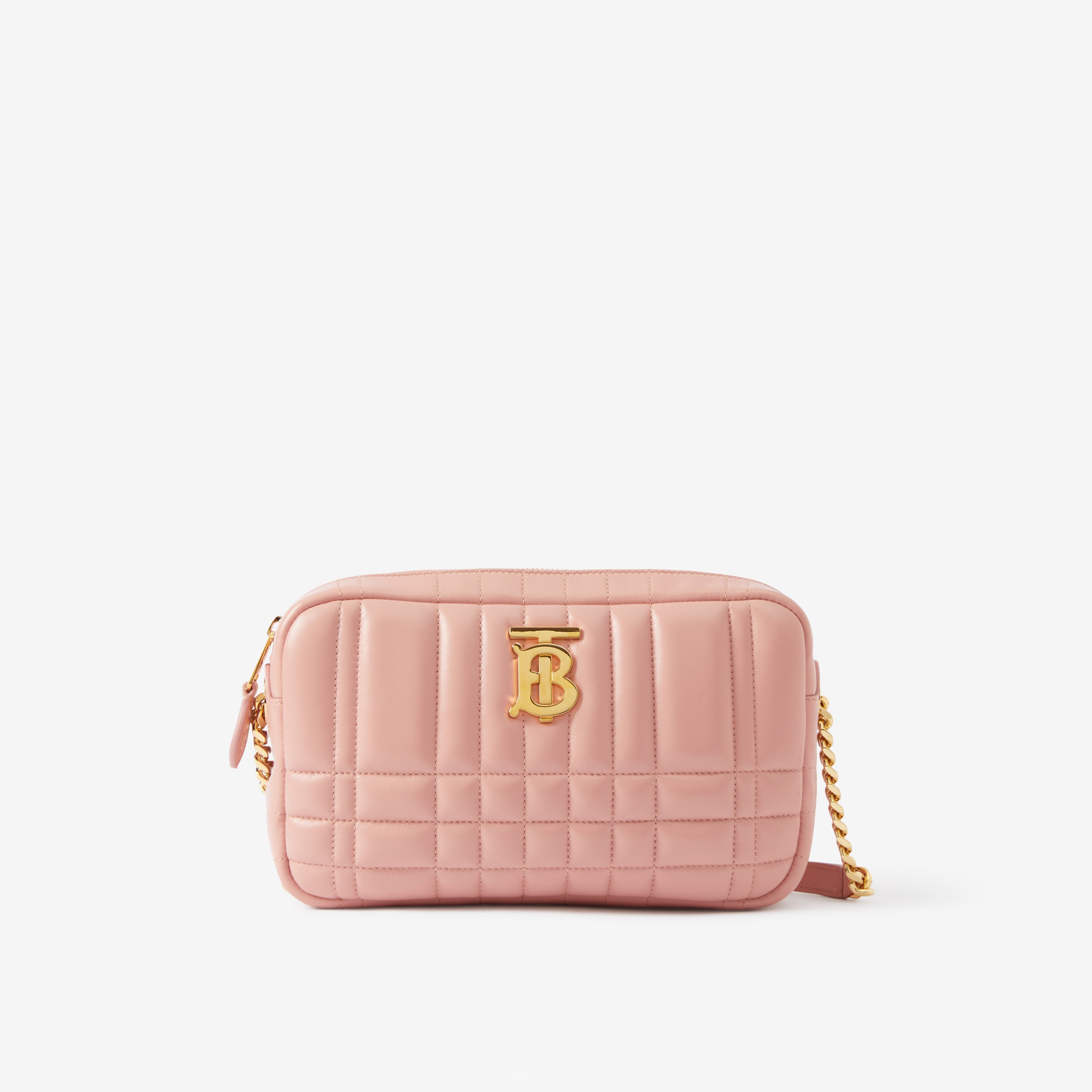 Quilted Leather Small Lola Camera Bag in Dusky Pink - Women | Burberry®  Official
