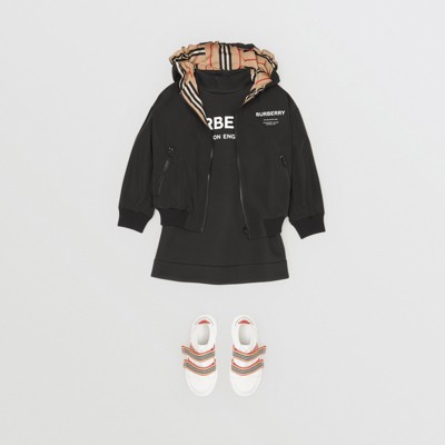 black burberry windbreaker