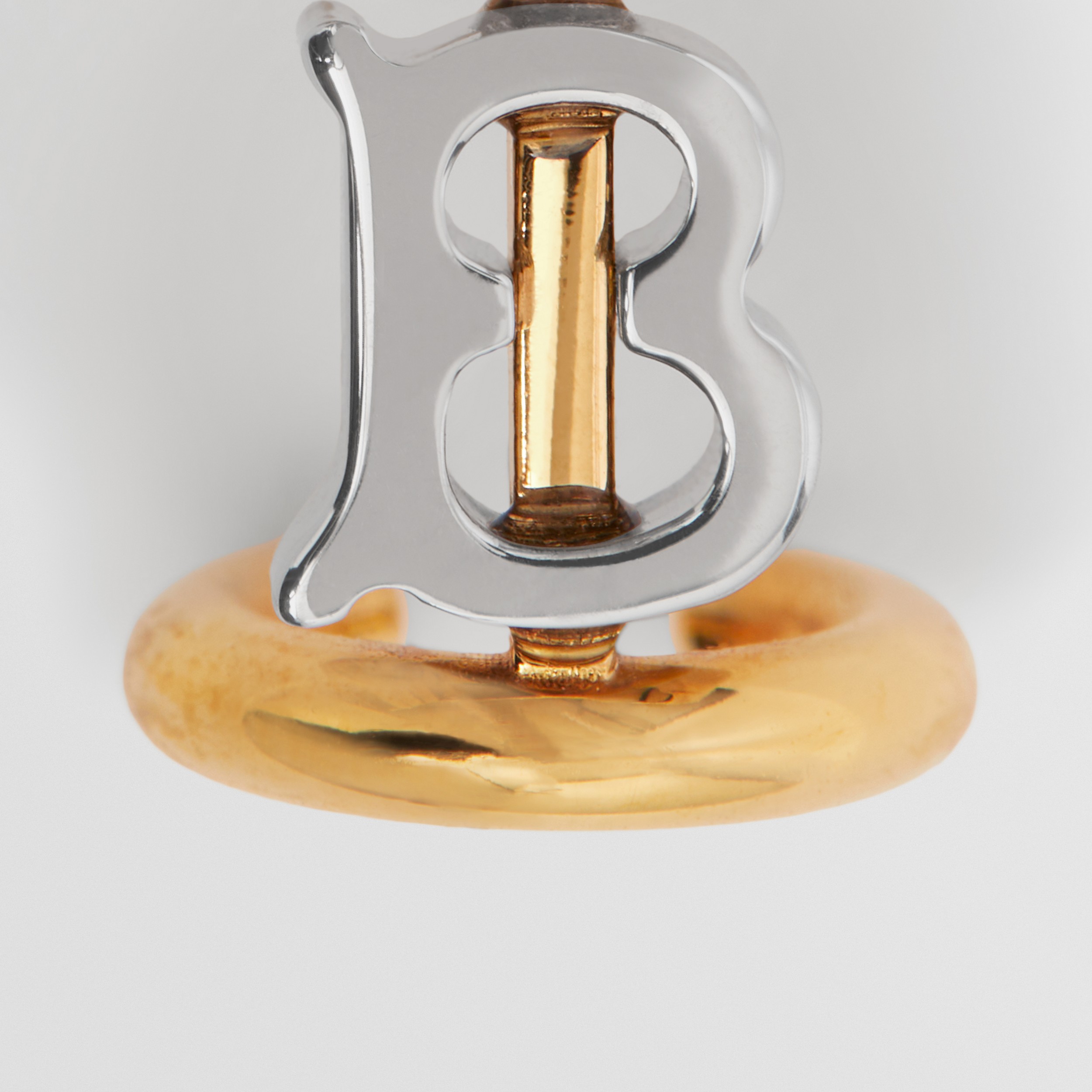 Ear cuff placcati in oro e palladio con monogramma (Palladio/oro Chiaro) - Donna | Sito ufficiale Burberry® - 2