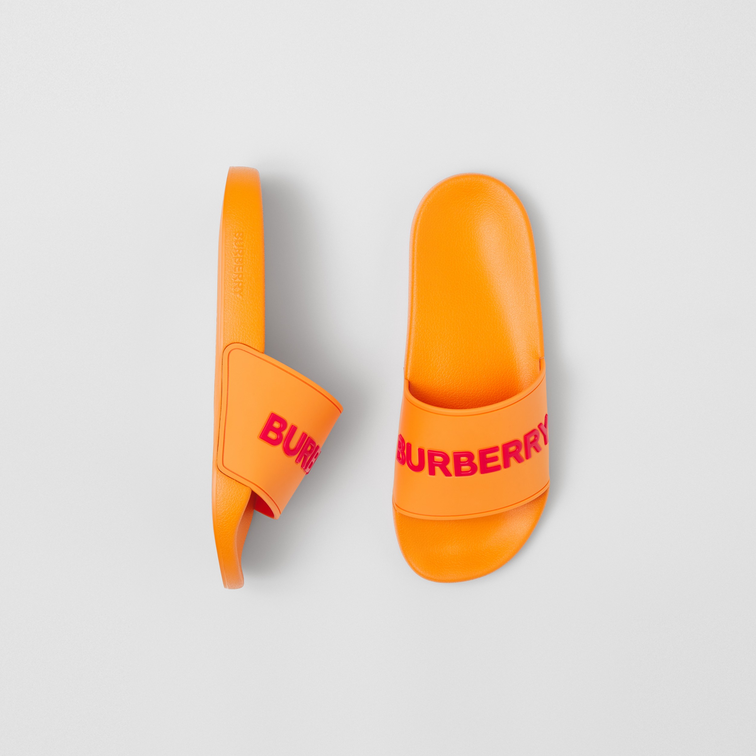 burberry slides orange