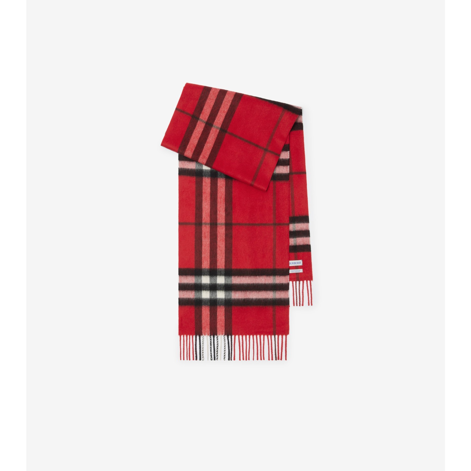 Check Cashmere Scarf