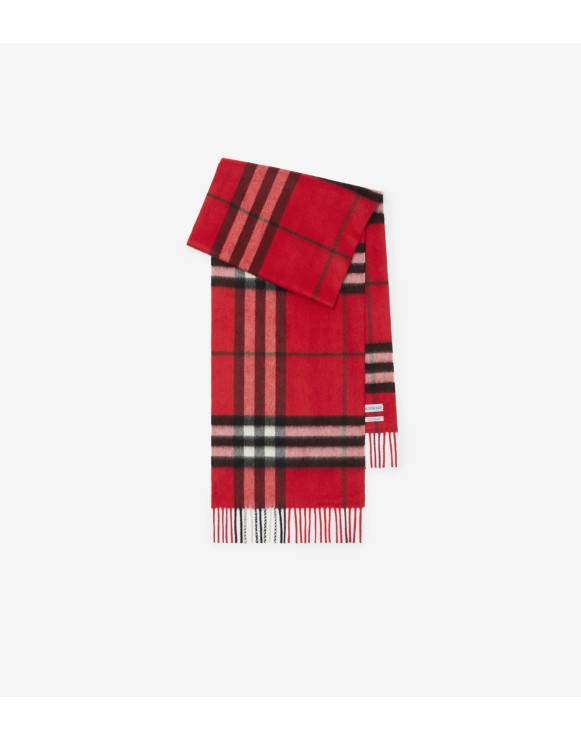 Check Cashmere Scarf