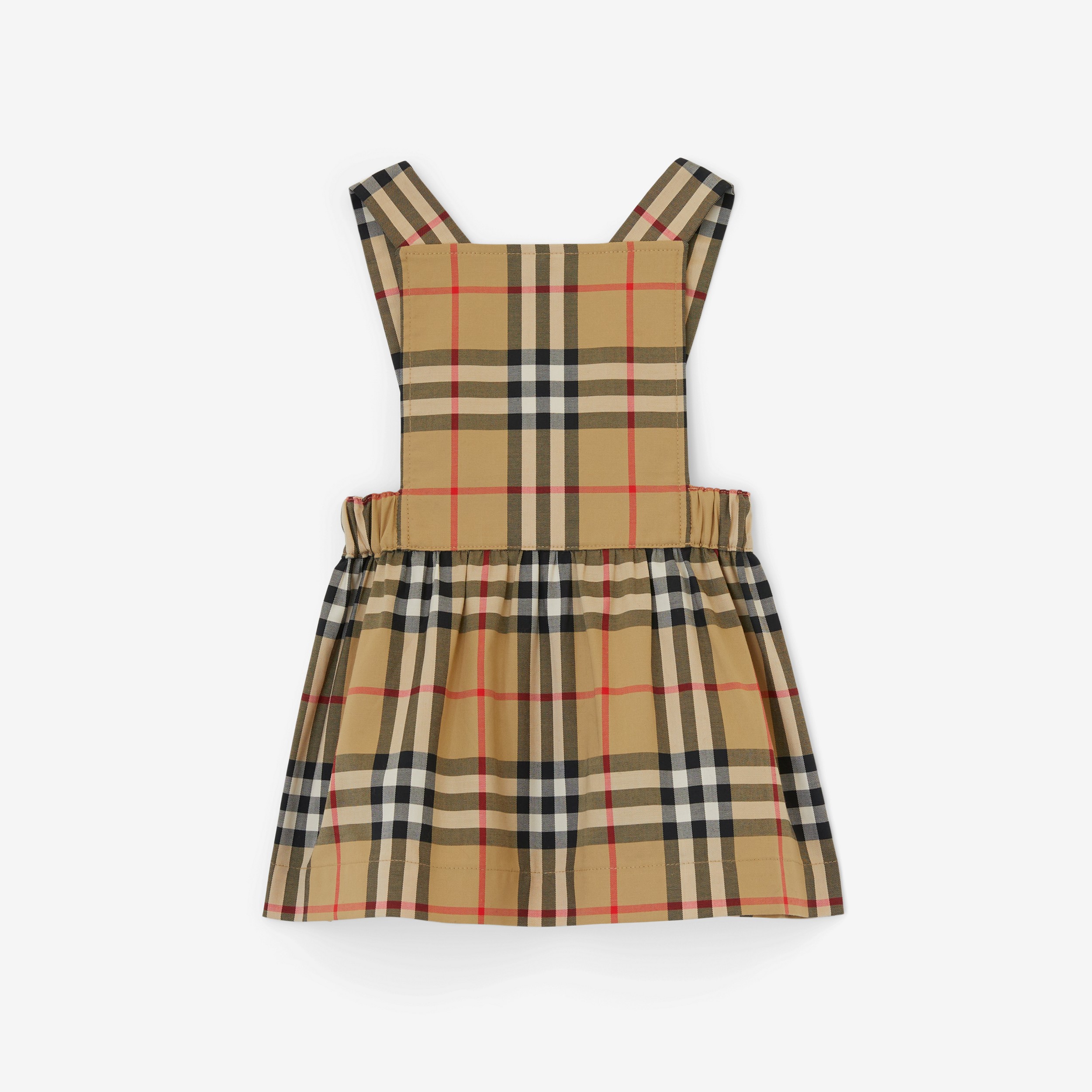 Vintage Check Cotton Three-piece Baby Gift Set in Archive Beige - Children | Burberry® Official - 2