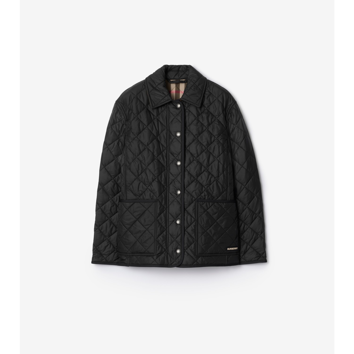 Quilted Jacket in Black - Women | Burberry® Official