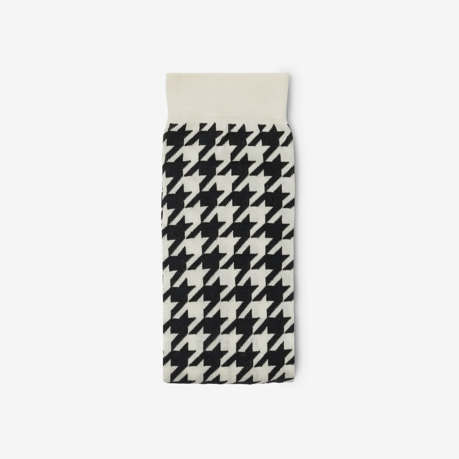 Houndstooth Cotton Blend Tights