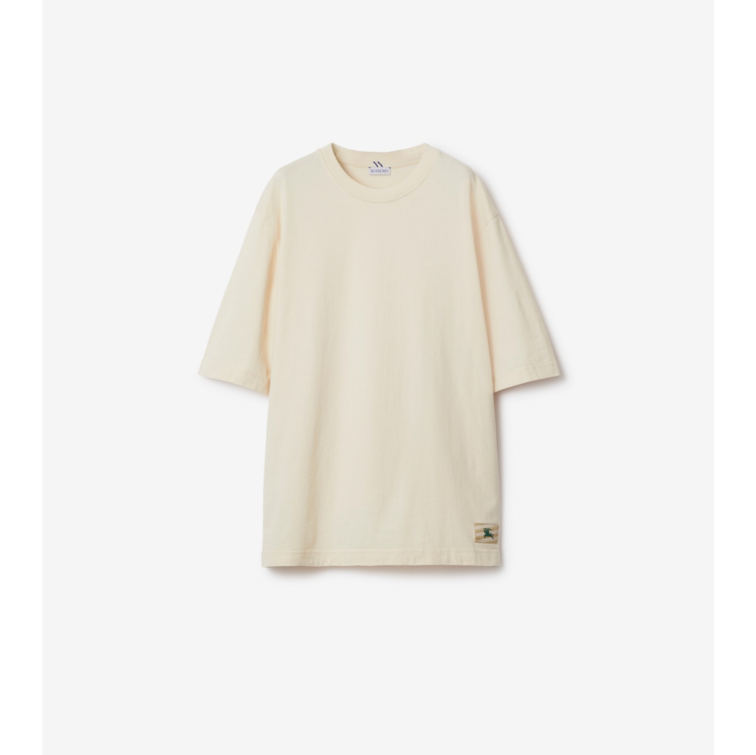 Cotton T-shirt in Soap - Men | Burberry® Official