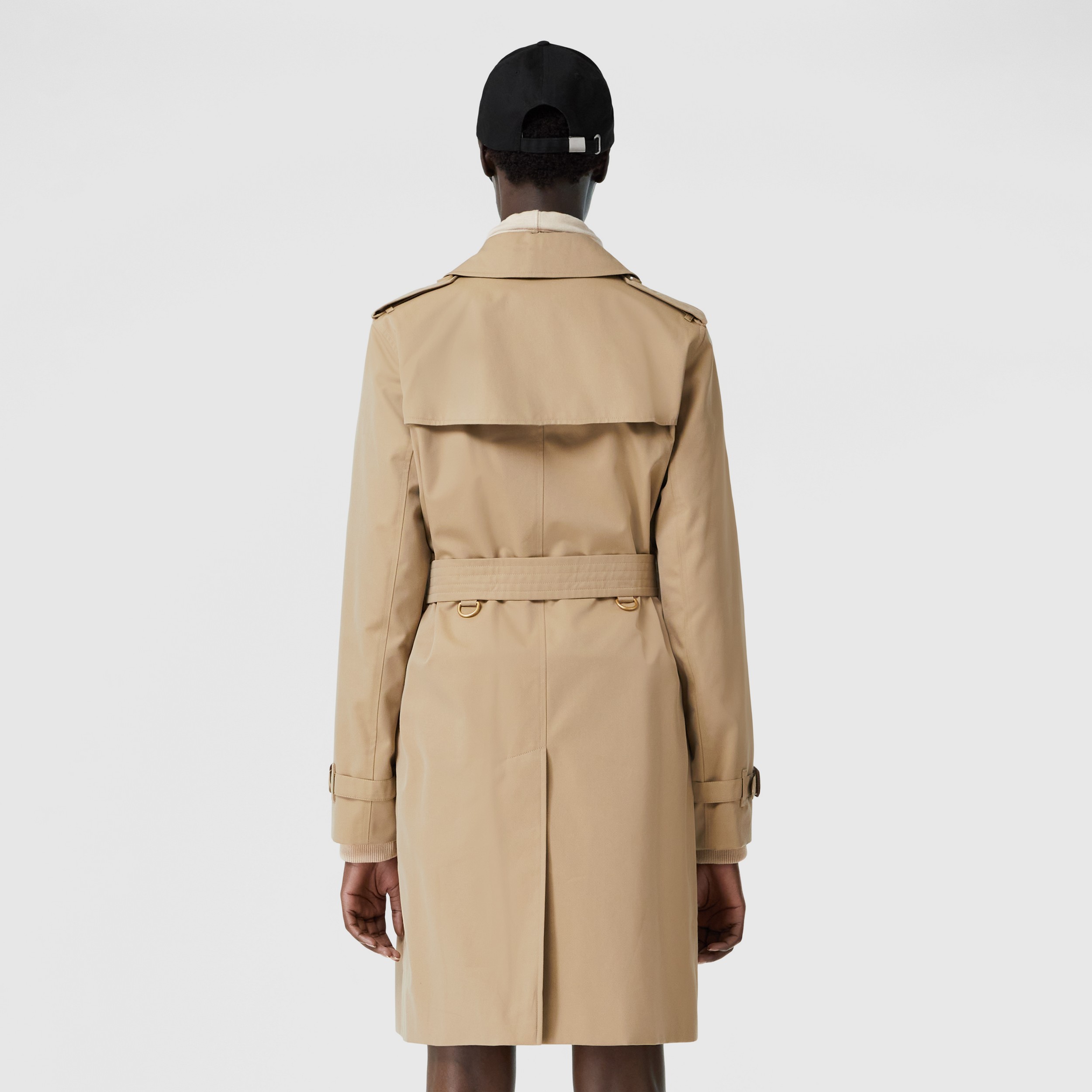 The Mid-length Kensington Heritage Trench Coat in Honey | Burberry® Official - 3
