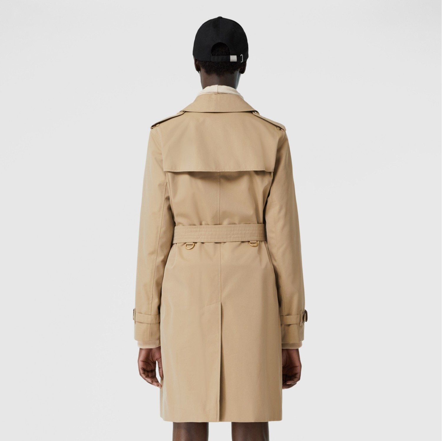 Burberry kensington long store heritage trench coat