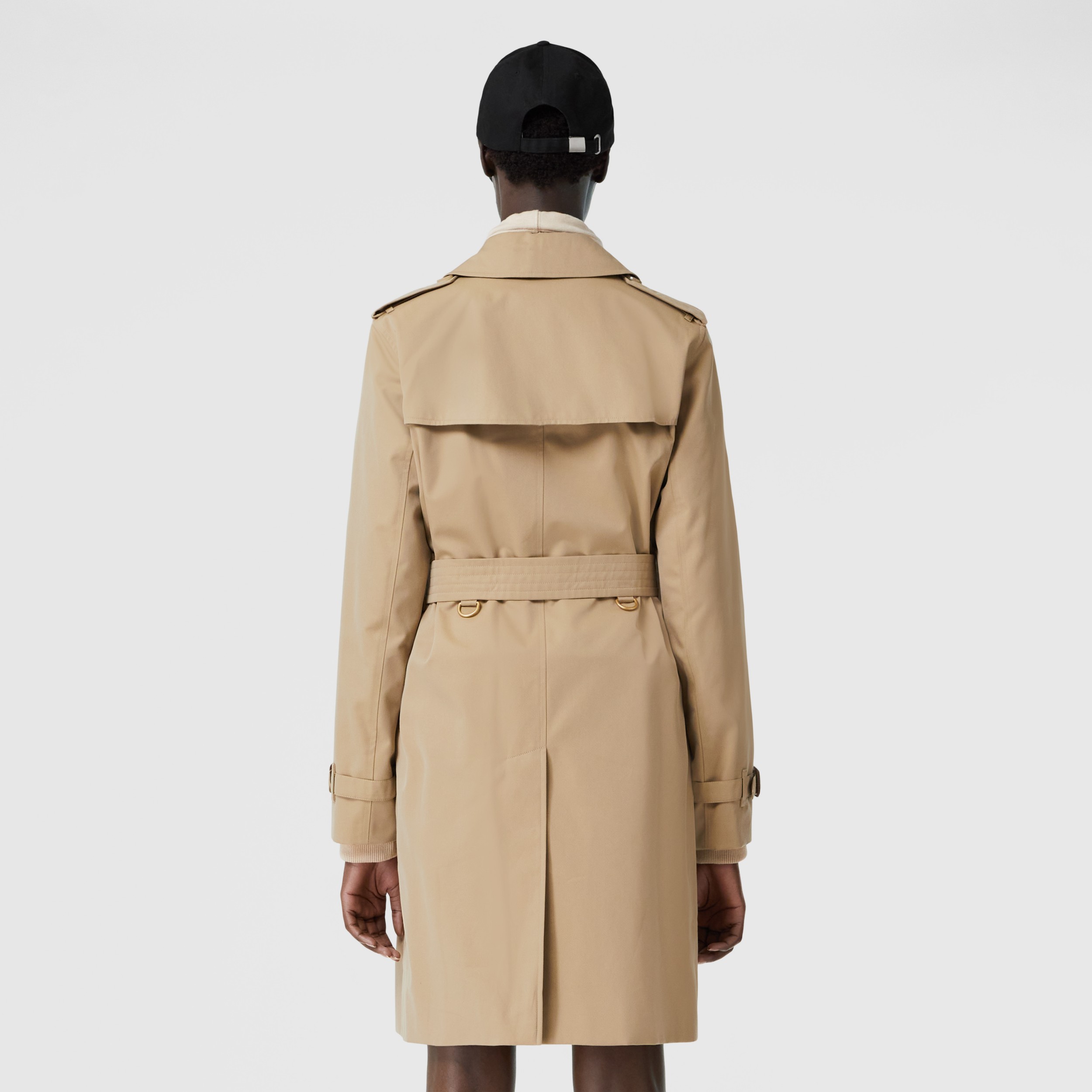 The Mid-length Kensington Heritage Trench Coat in Honey | Burberry® Official