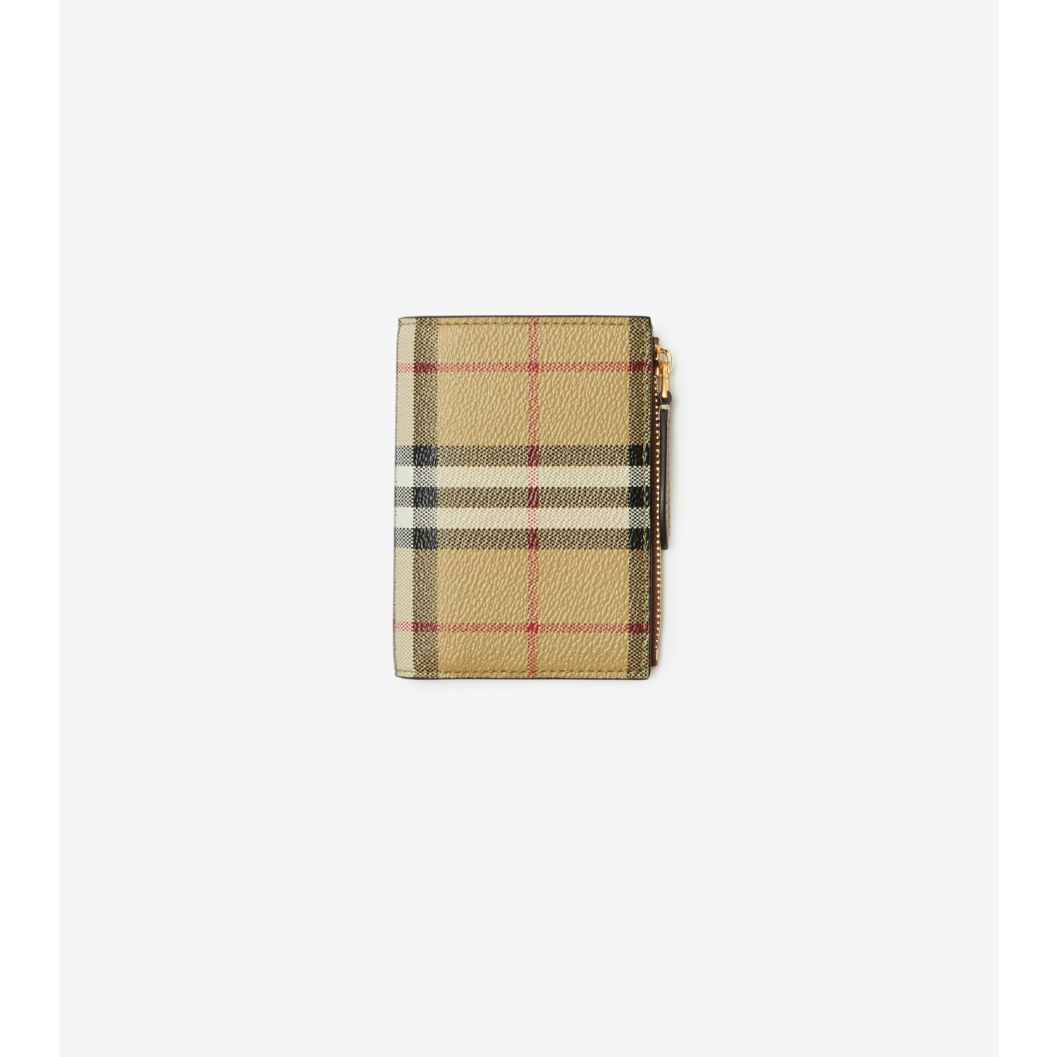 Small Check Bifold Wallet in Archive beige Women Burberry Official