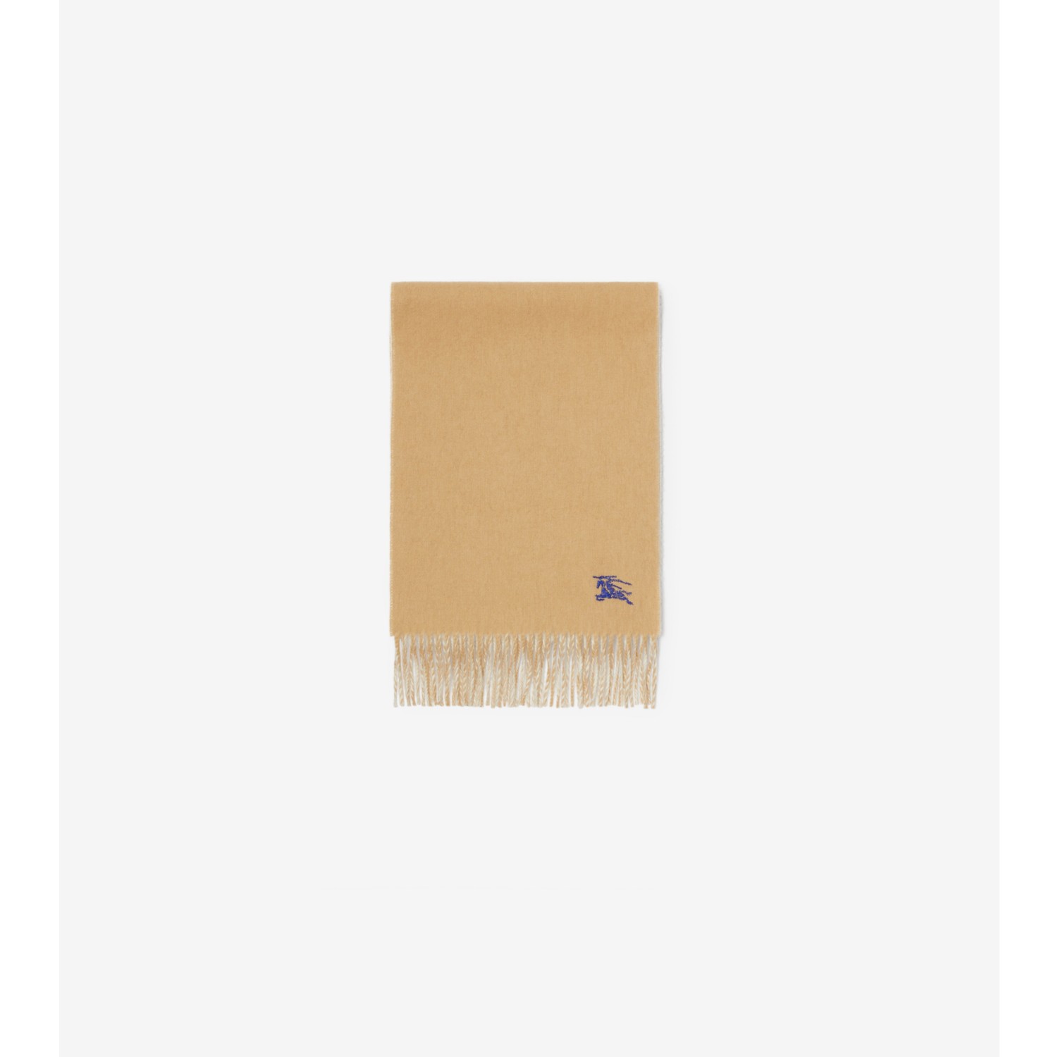Reversible Cashmere Scarf in Sand beige/neutral white | Burberry® Official