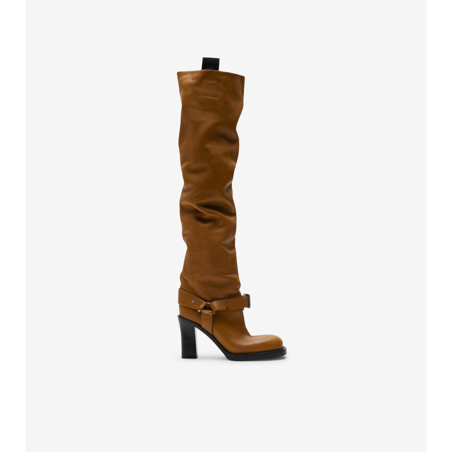 Burberry leather riding boots on sale