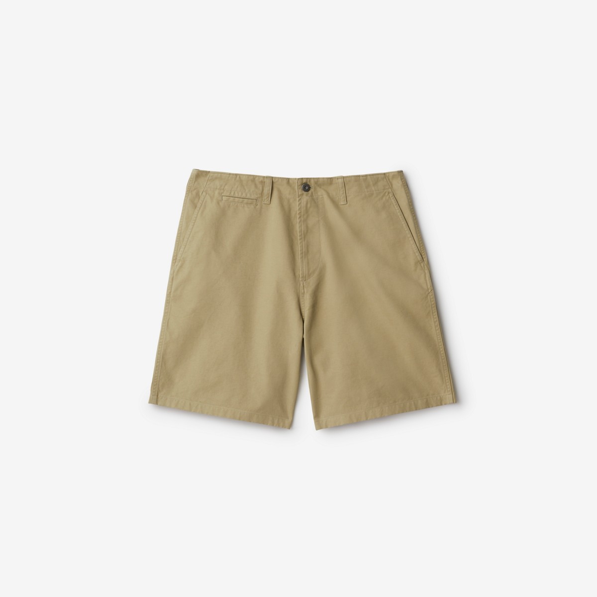 Burberry Cotton Shorts In Hunter