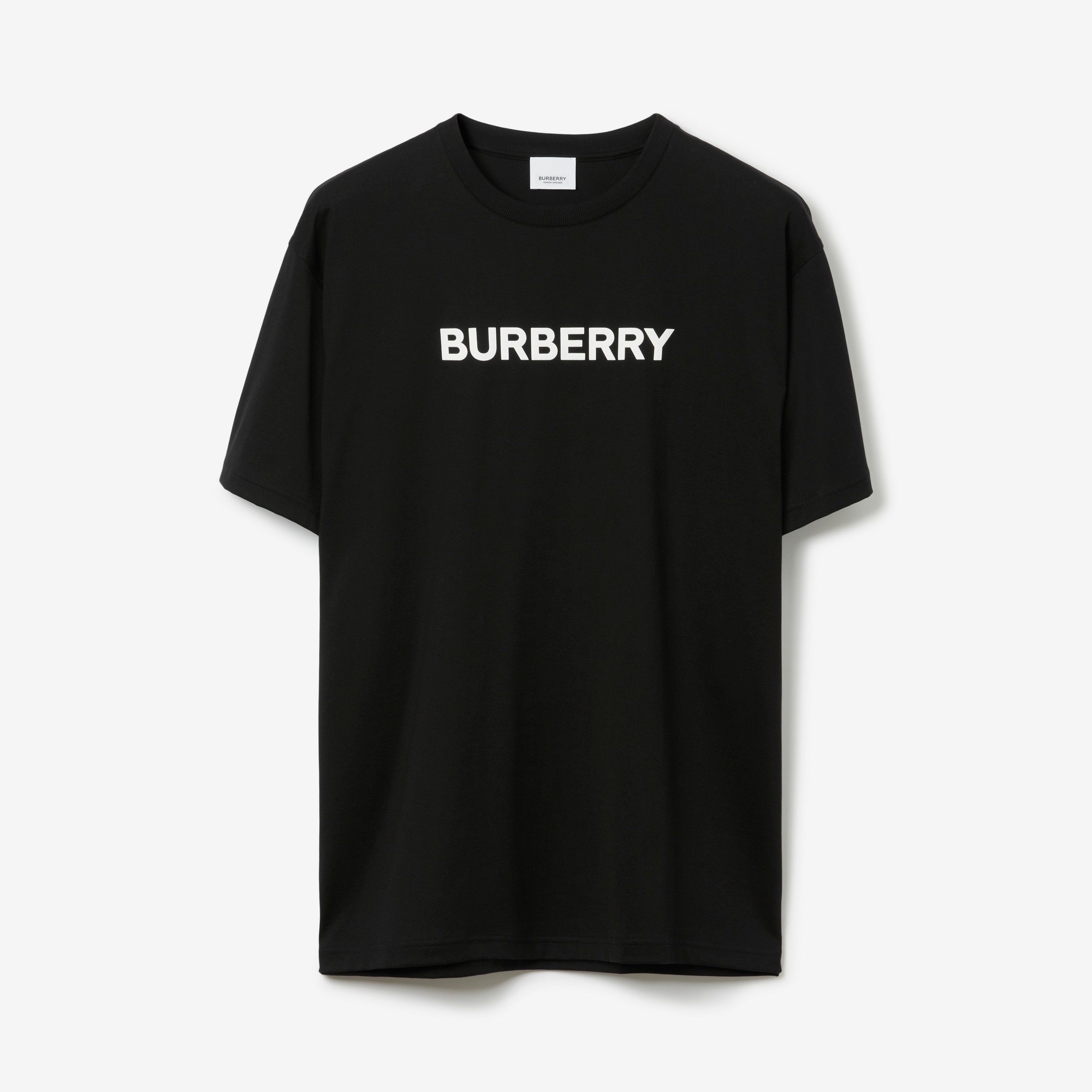 Cotton T-shirt in Black | Burberry® Official