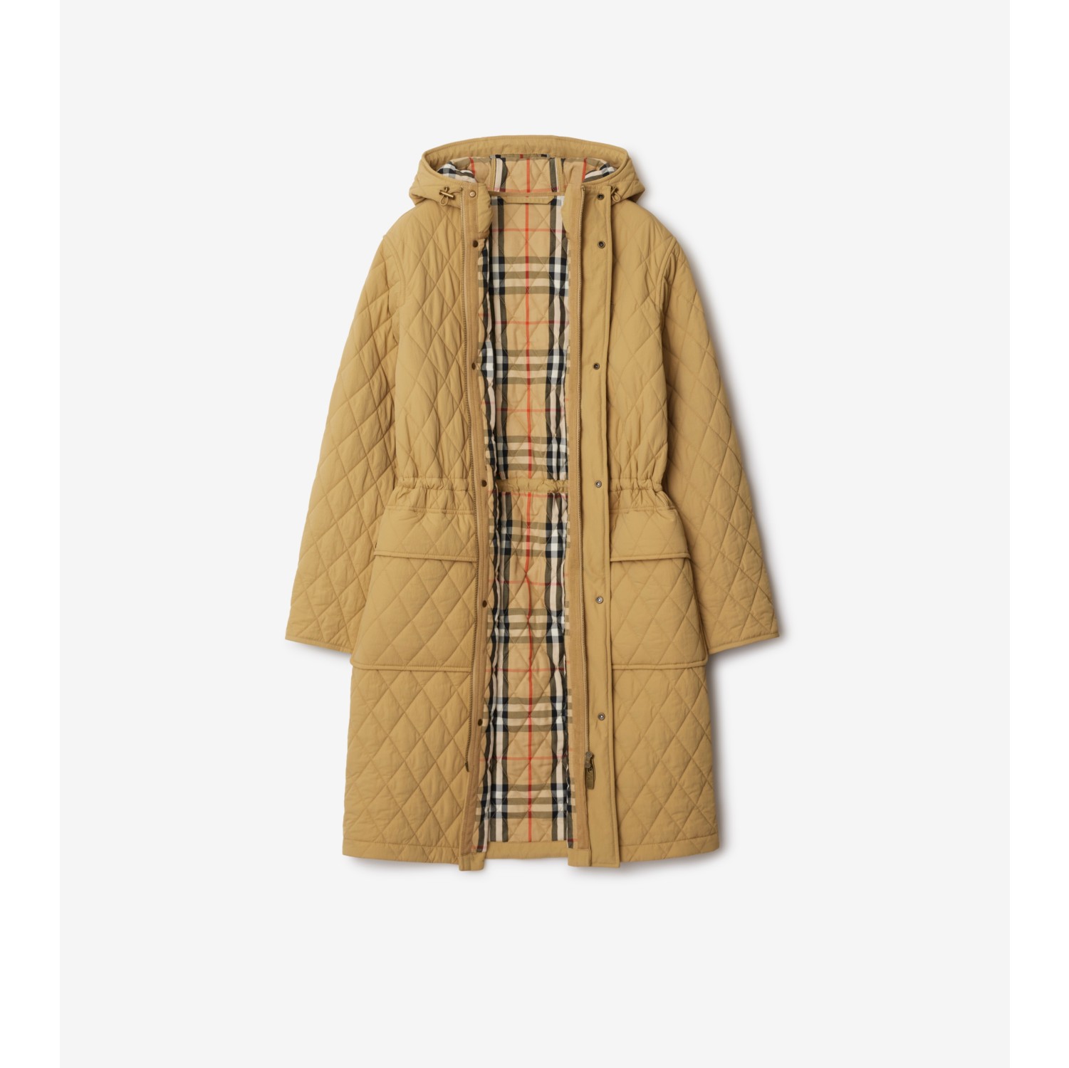 Parka in nylon trapuntato