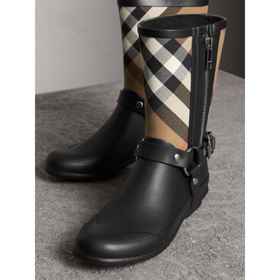 burberry motorcycle rain boot