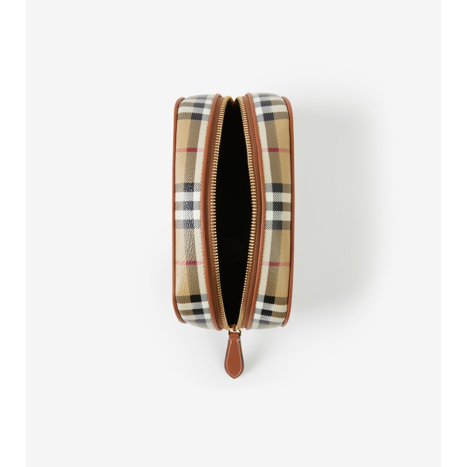 Burberry hot sale check pouch