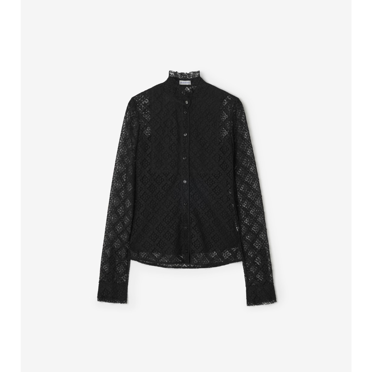  Check Lace Blouse