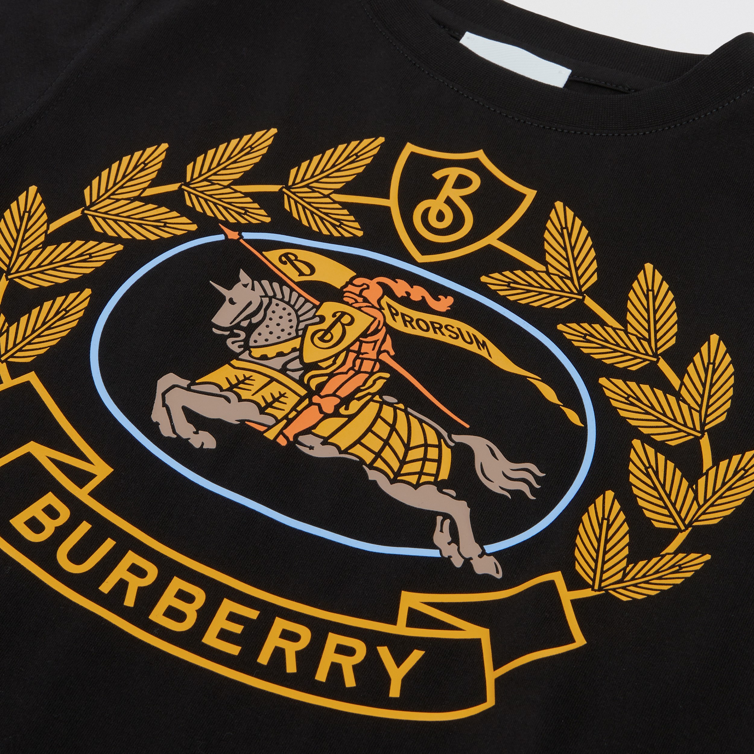 EKD Print Cotton T-shirt in Black | Burberry® Official - 2