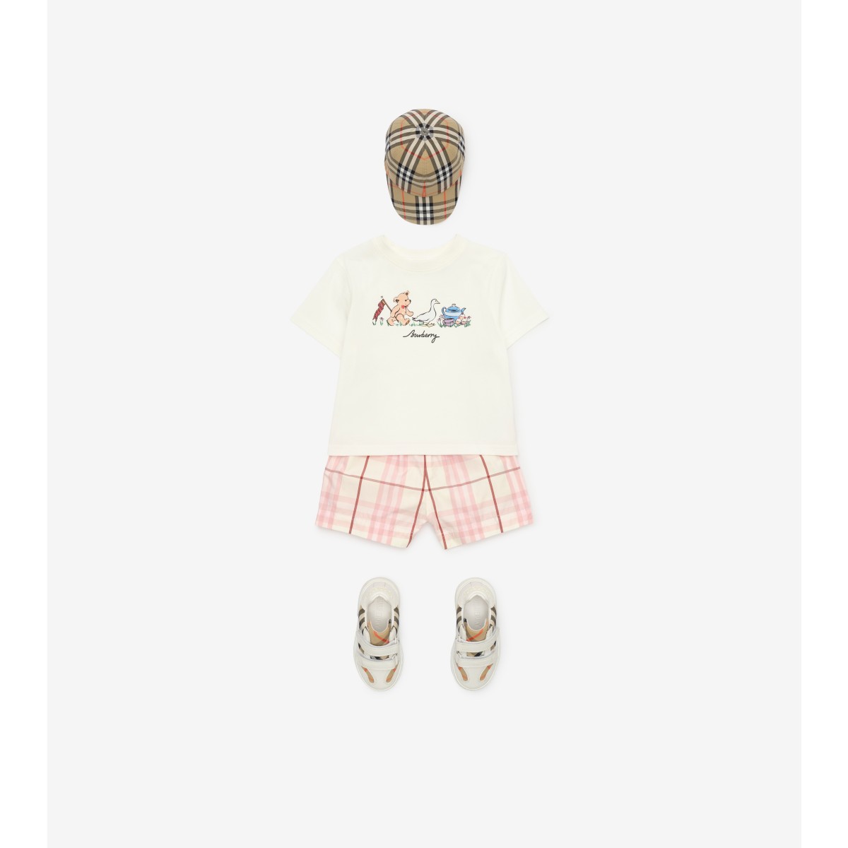  Check Thomas Bear and Friends Cotton T-shirt