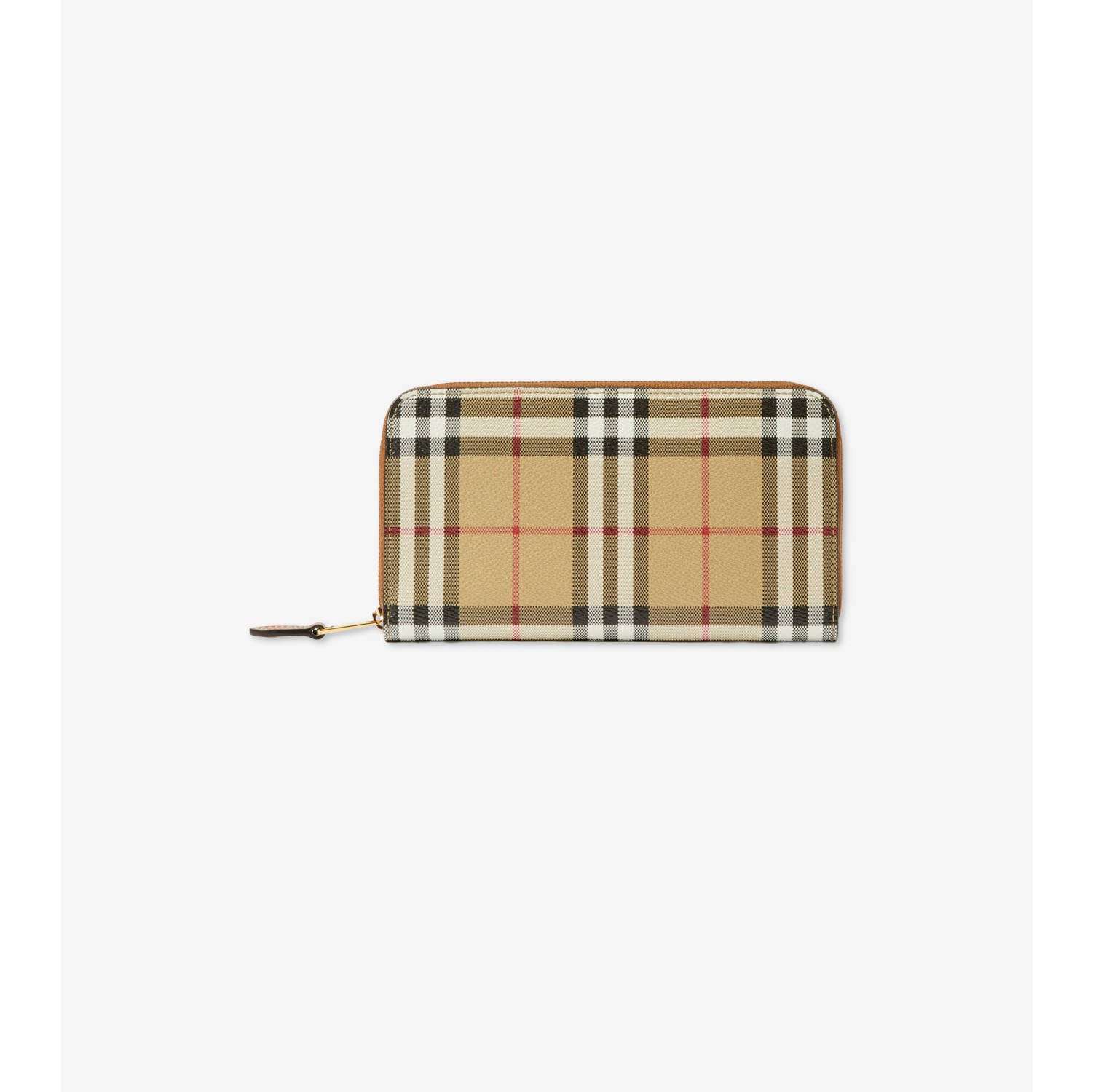 Check Zip Wallet in Archive beige/birch brown - Women, Vintage Check | Burberry® Official