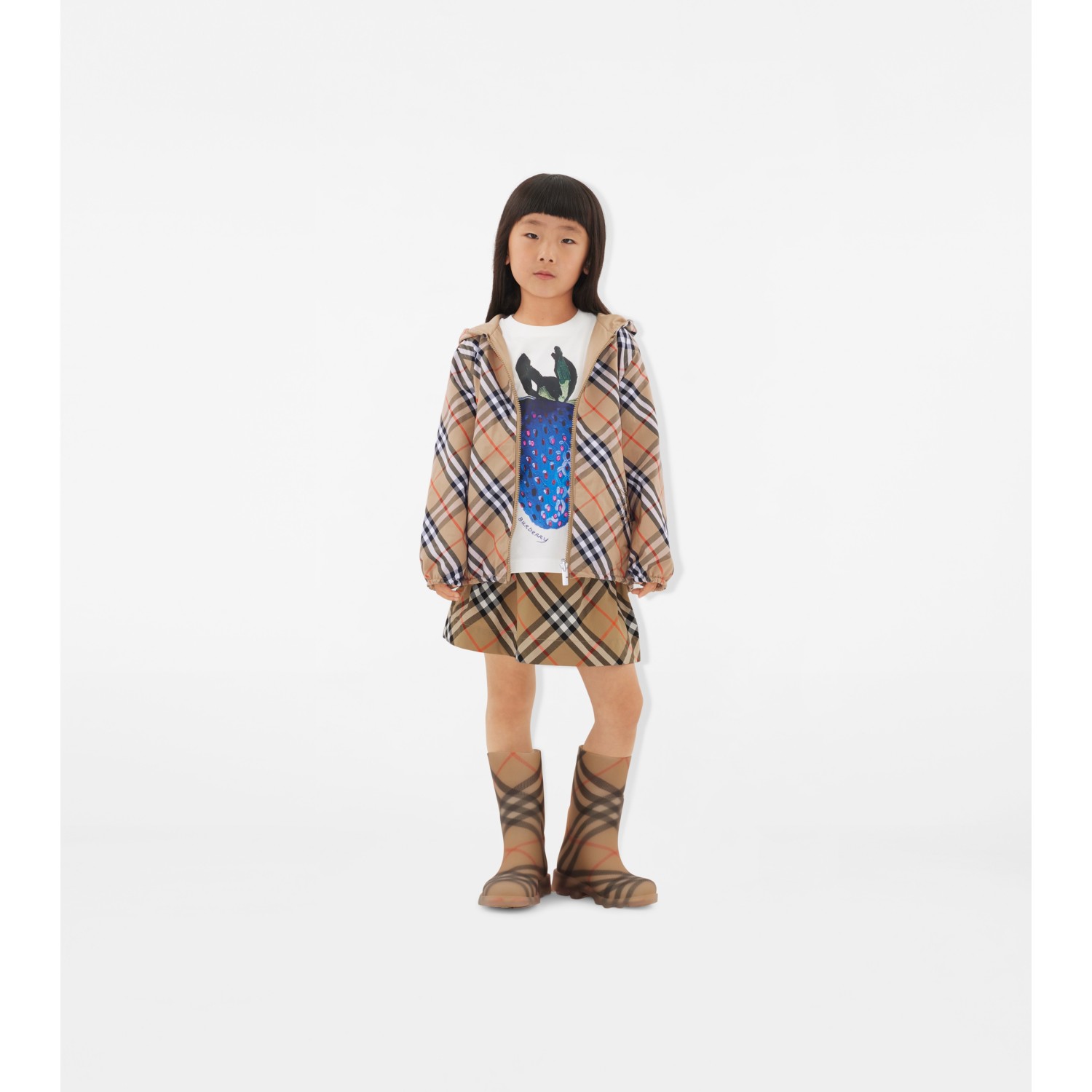 Check Cotton Skirt - thumbnail 2