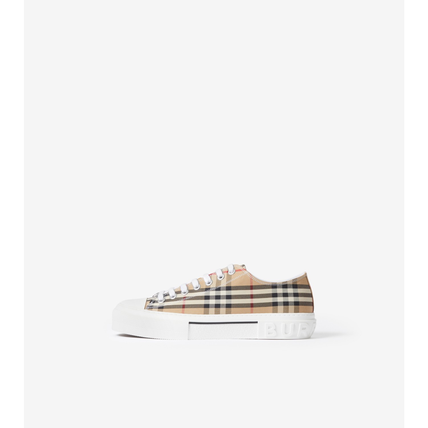 Sneakers en coton Check