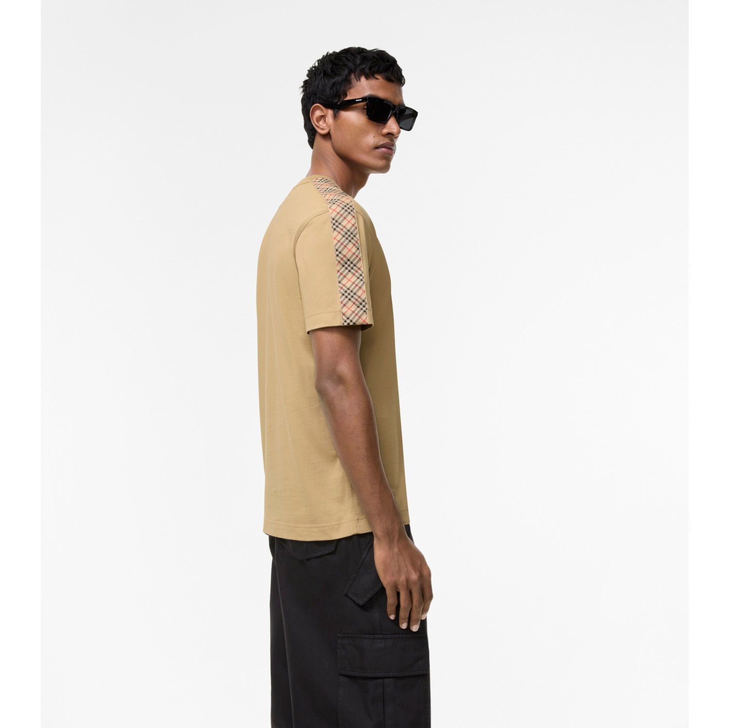 超美品本物バーバリーBurberry上質コットンチェック柄Tシャツ♫ burberry/バーバリー通販 | チェックポケット コットンTシャツ【送料