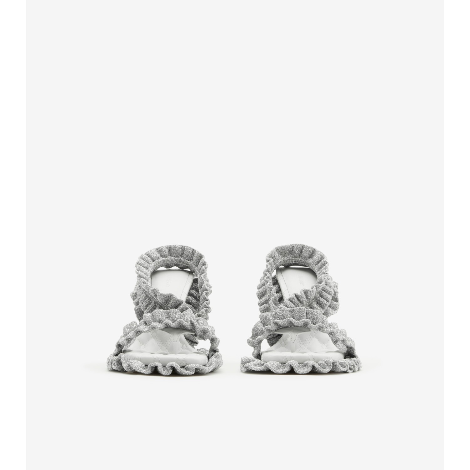 Burberry sandals store womens silver