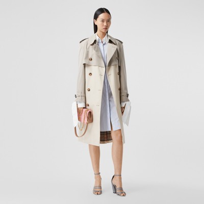 Reconstructed Trench Coat in Light Sand 