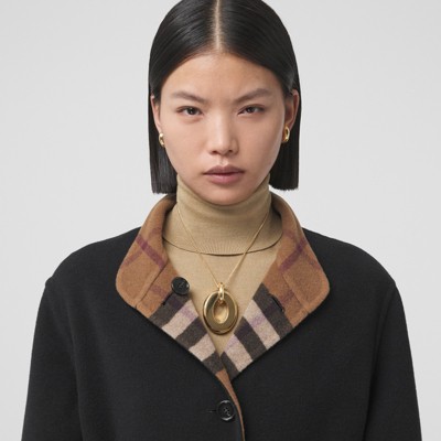 burberry reversible wool coat