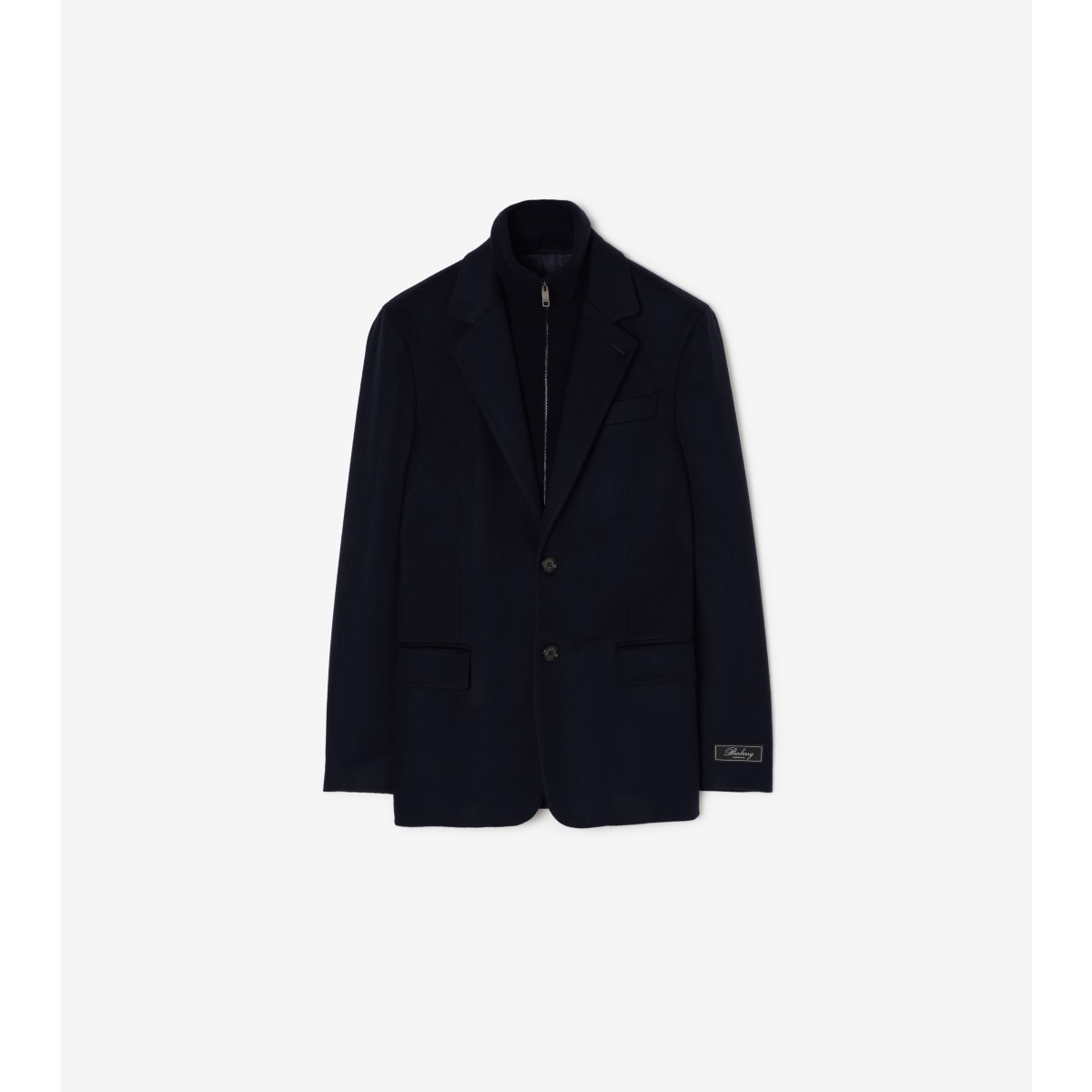  Detachable Bib Cashmere Tailored Jacket