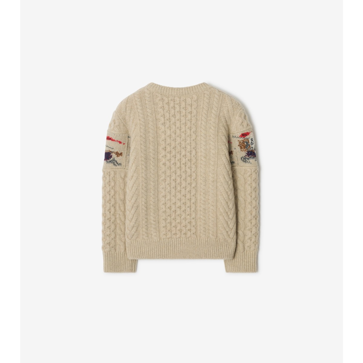 EKD Aran Knit Wool Cashmere Sweater