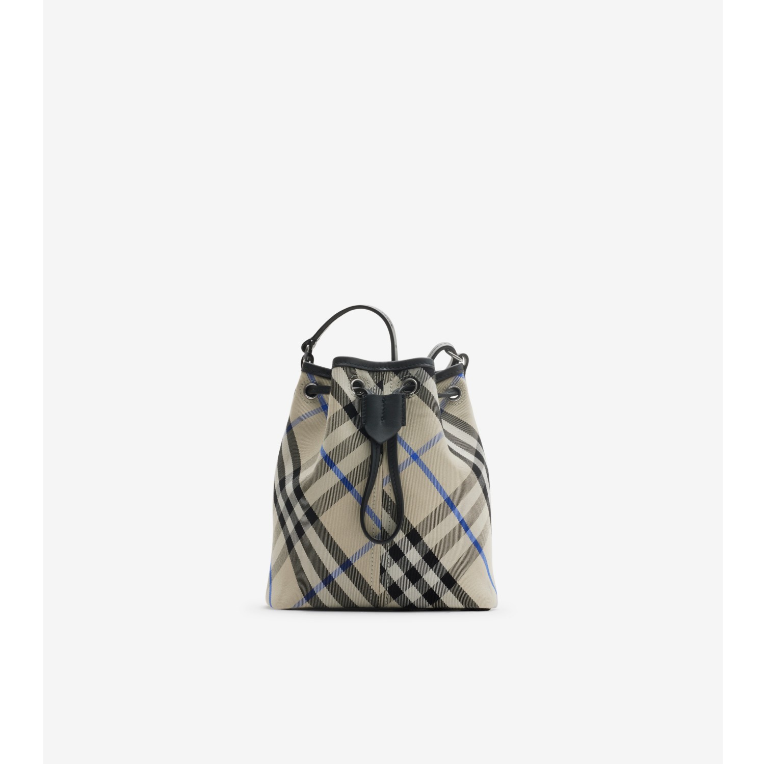 Mini Check Bucket Bag