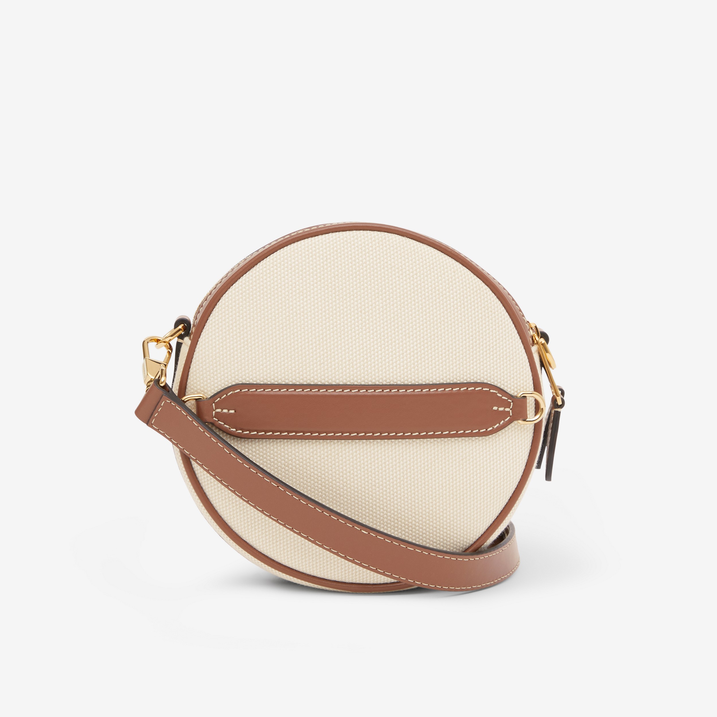 Logo Graphic Canvas and Leather Louise Bag in Natural/tan - Women | Burberry® Official - 3