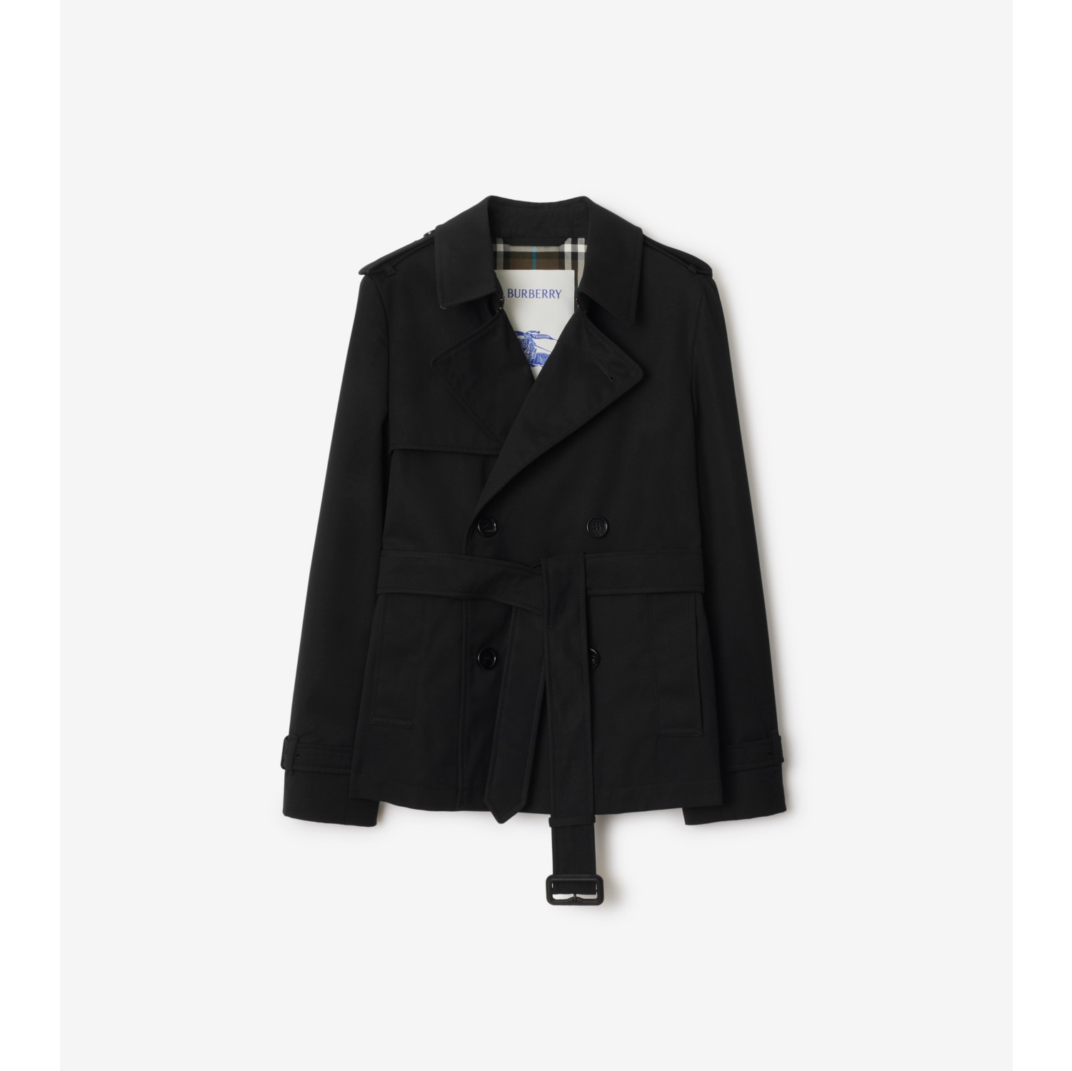 Burberry black jacket womens online