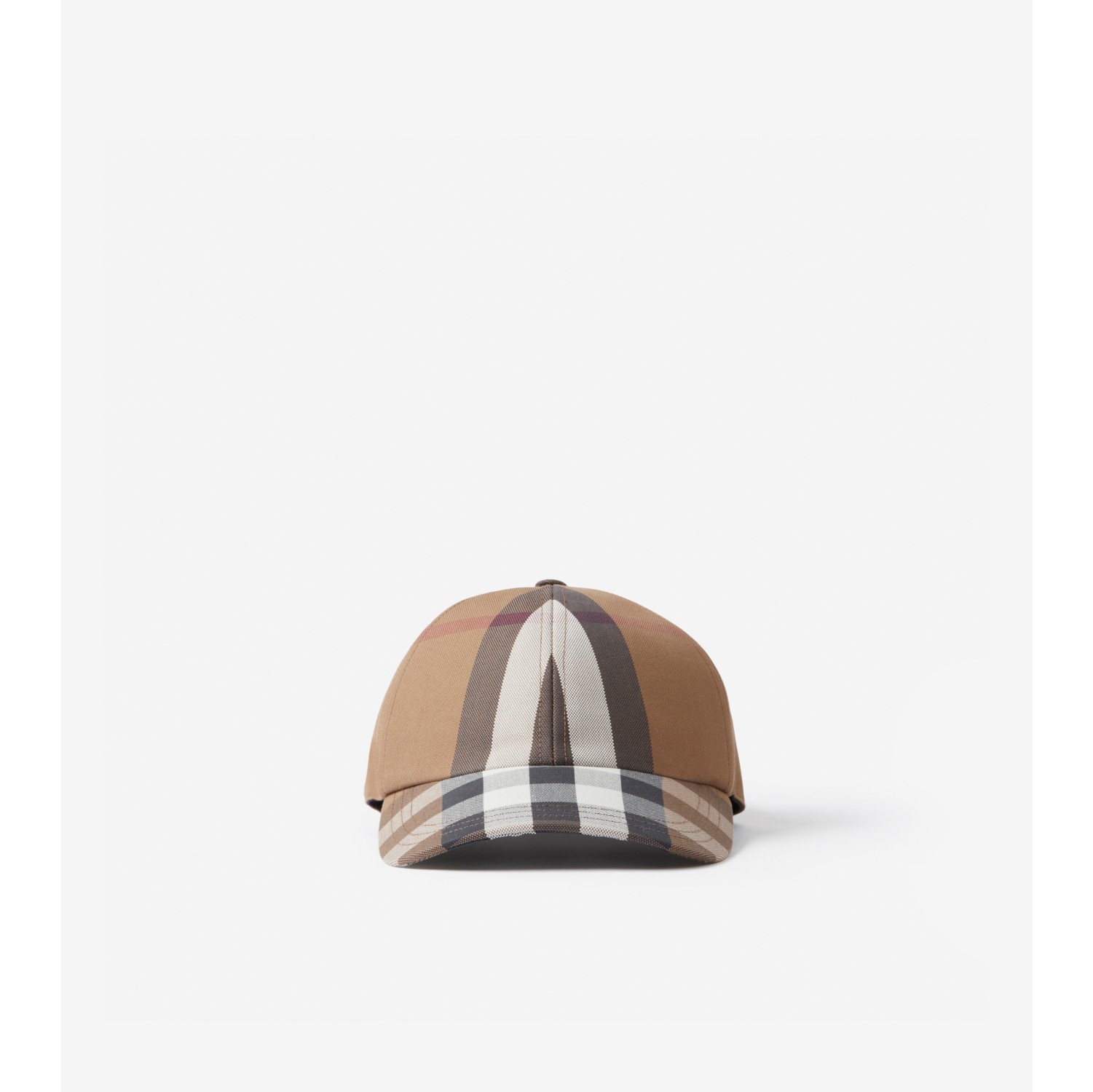 Check Cotton Baseball Cap