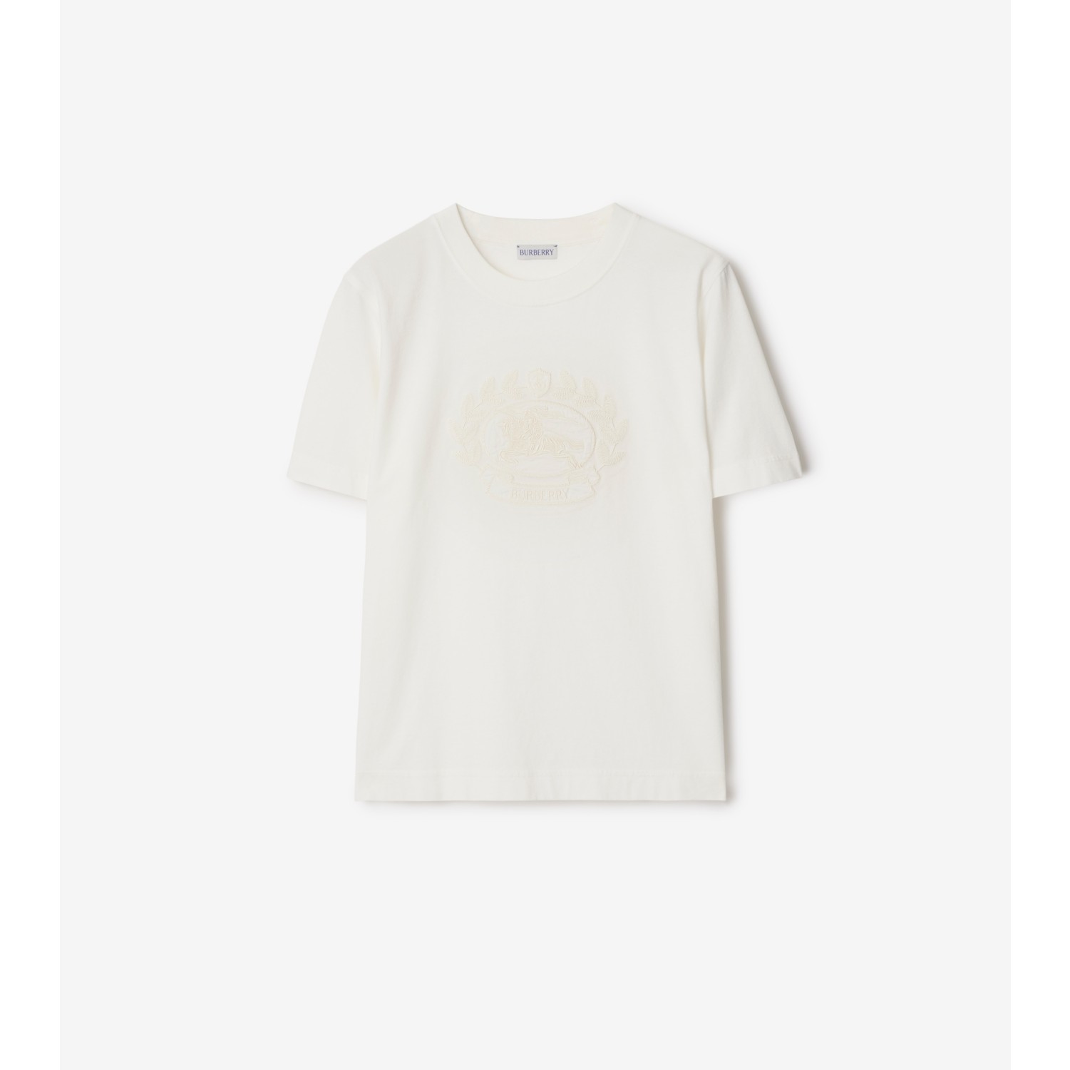 EKD Cotton T shirt in Chalk Women Burberry Official