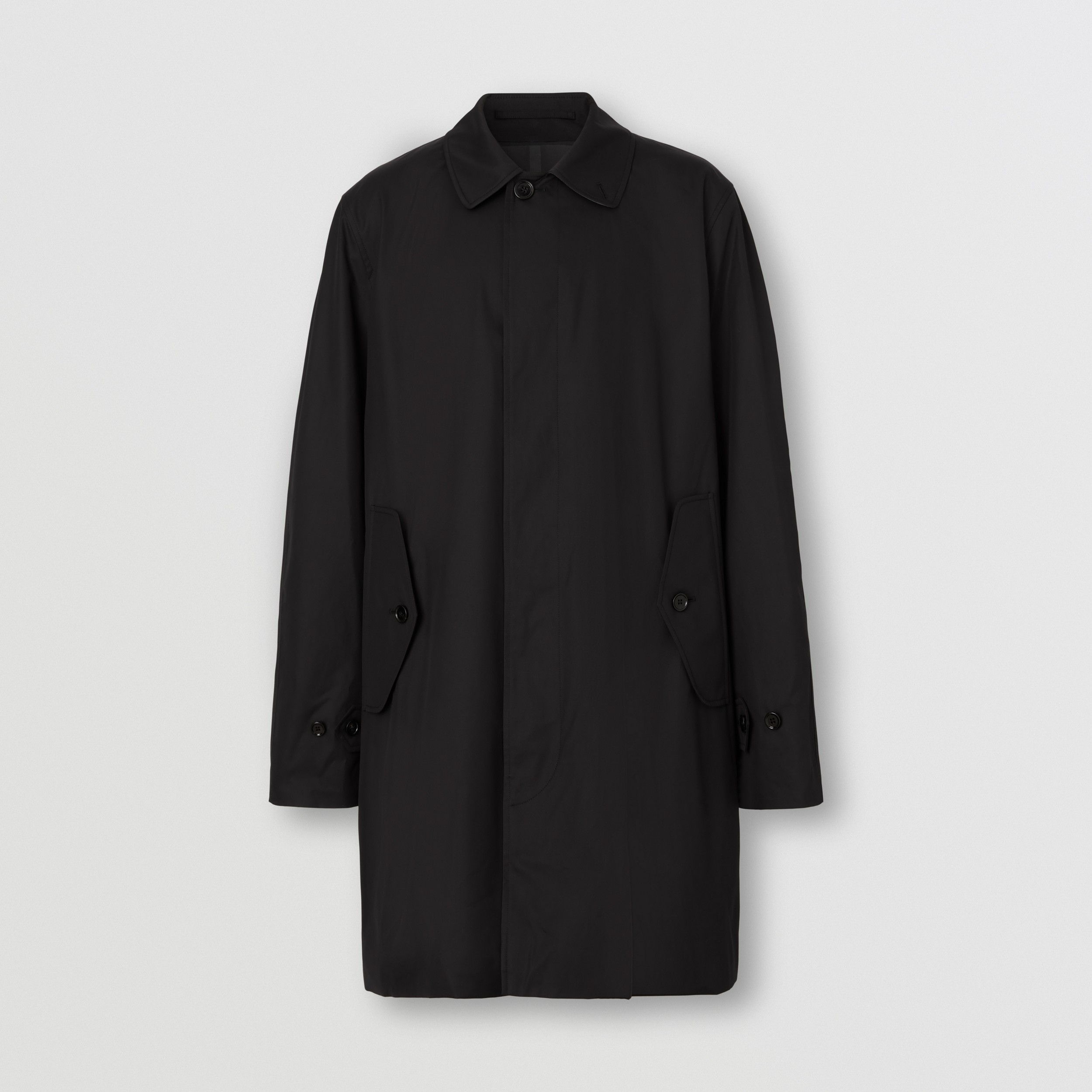 Cotton Gabardine Car Coat in Black - Men | Burberry® Official - 4