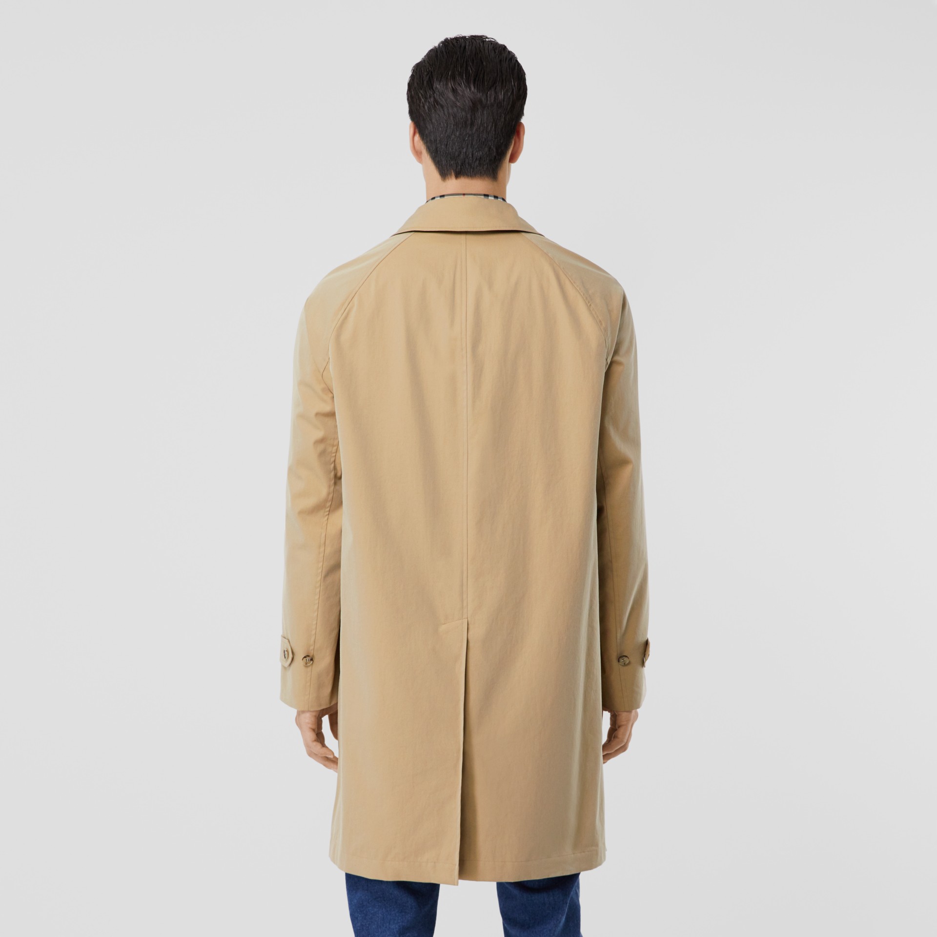 The Camden Car Coat in Honey - Men | Burberry United States