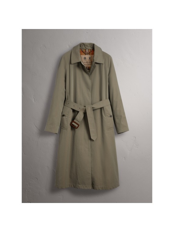 The Brighton Car Coat in Chalk Green - Women | Burberry United States