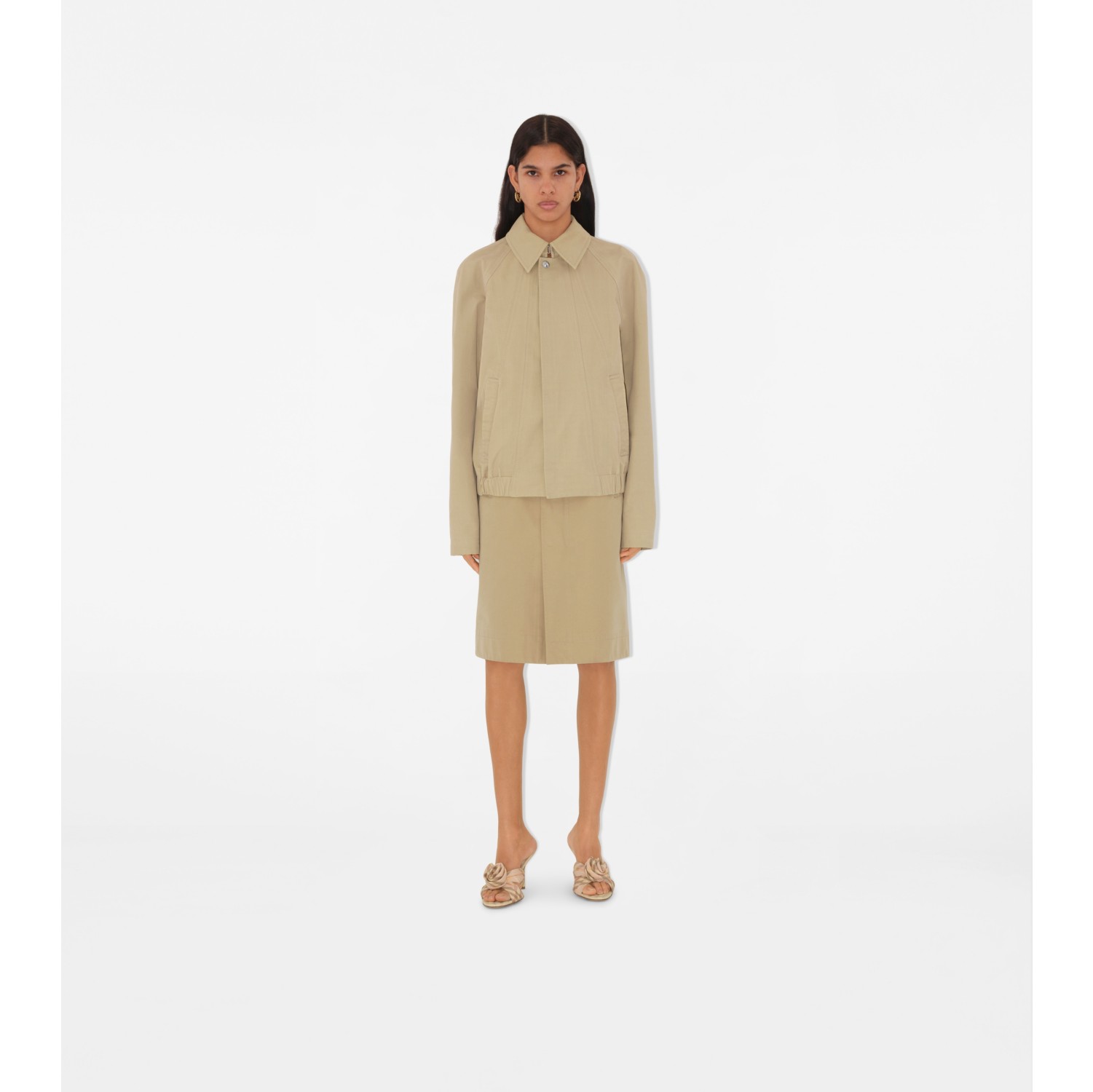 Check Mews Rose Mules​
