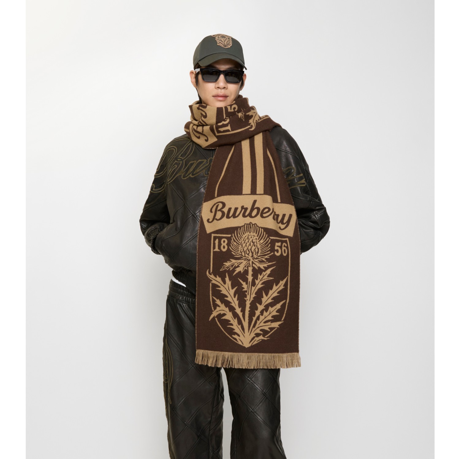 Thistle Shield Wool Scarf