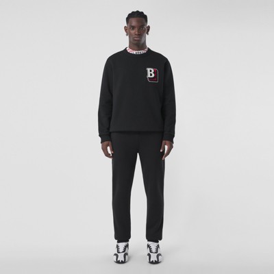 men letter graphic sweatshirt