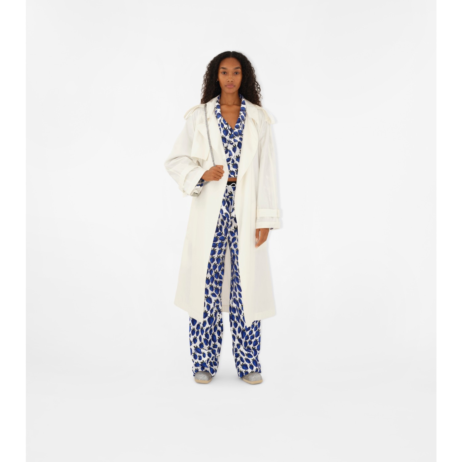 Silk trench hot sale coat zara