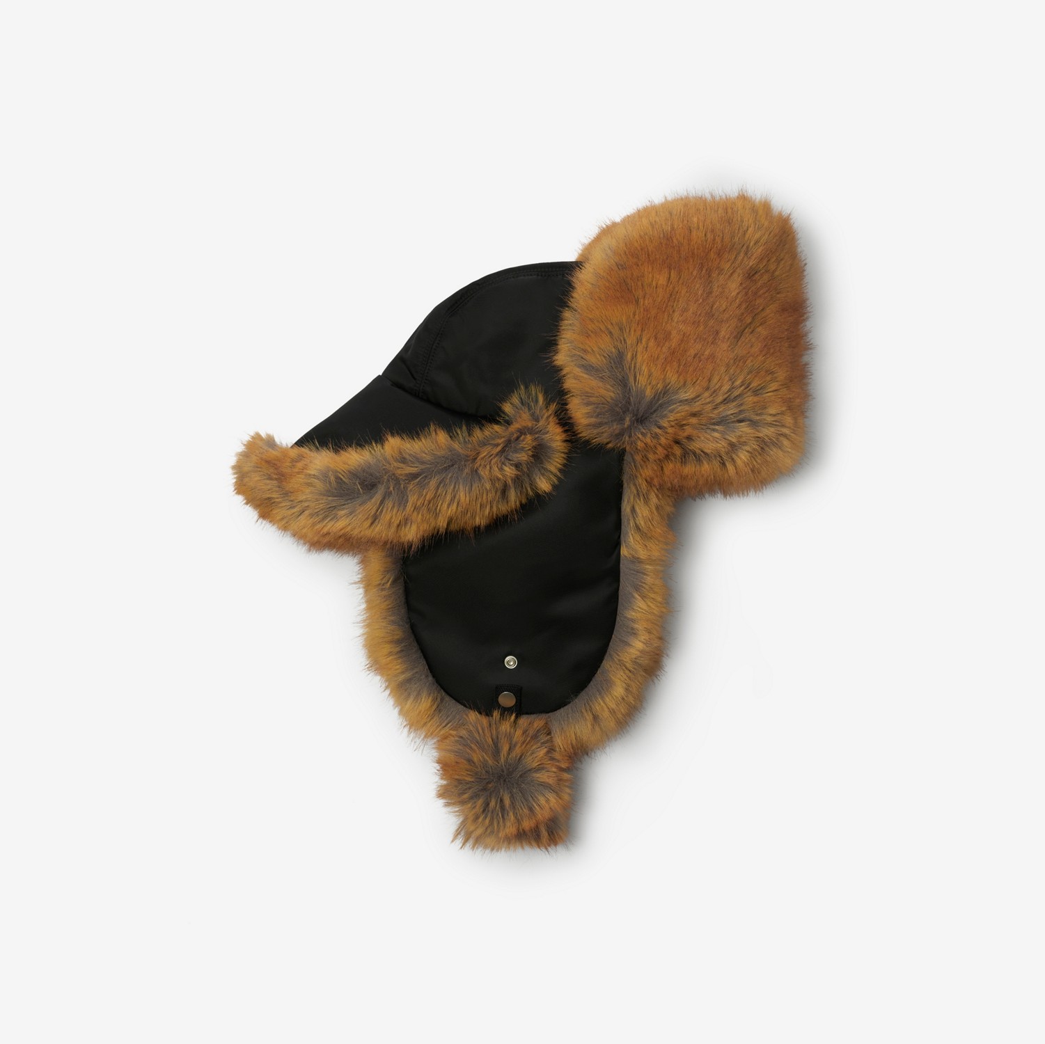 Trapper hat de nylon com pelo sintético (Preto) | Burberry® oficial