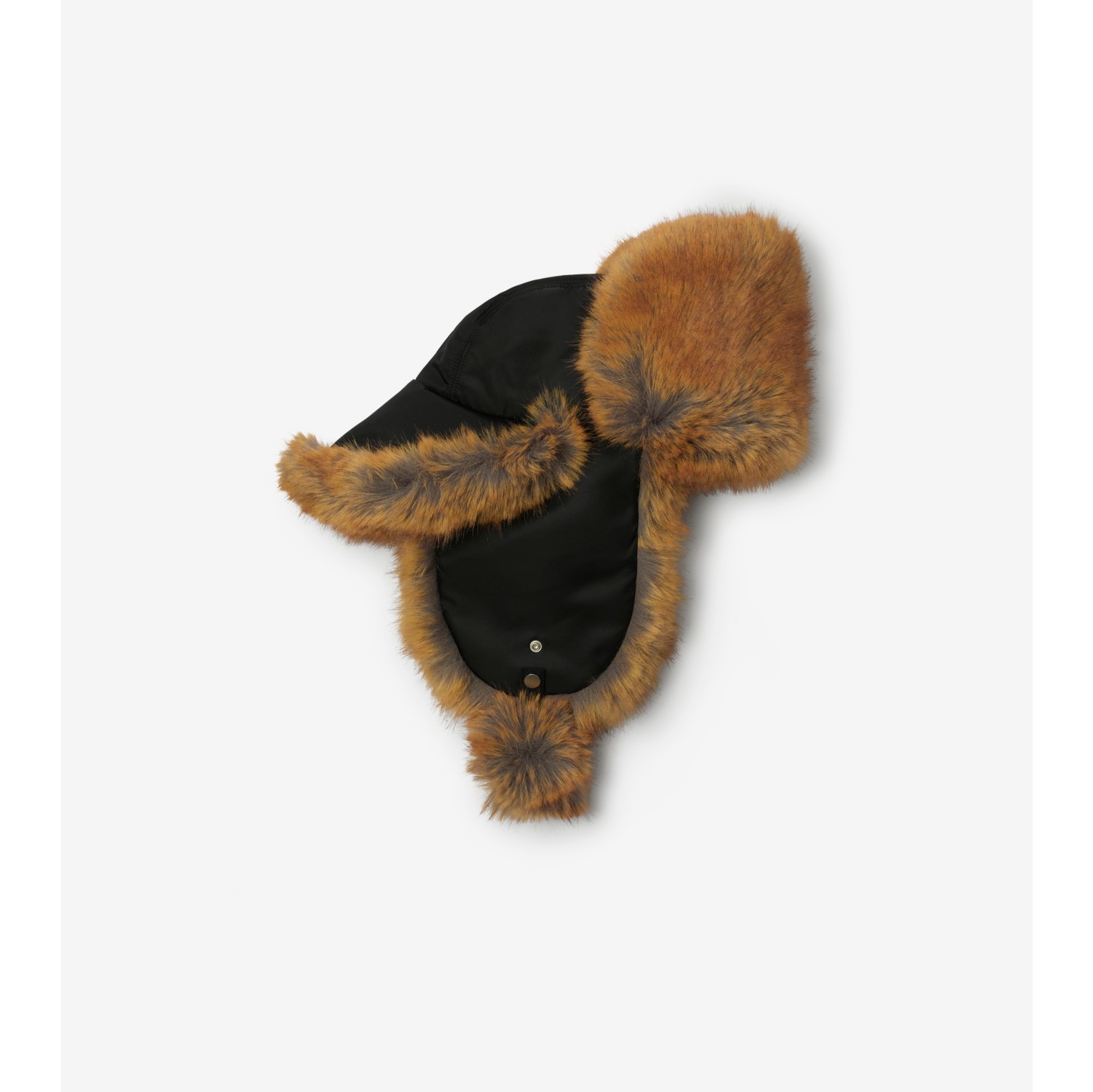 The Calgary Faux Fur Ladies Trapper Hat in Black at Fur Hat World