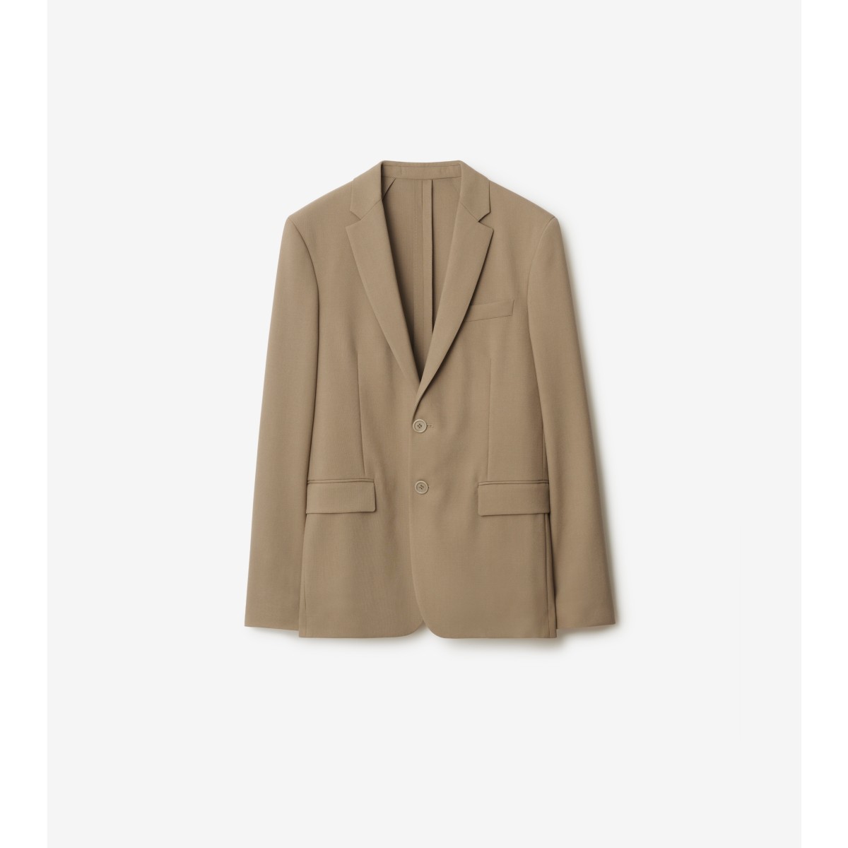 Burberry Wool Tailored Jacket In Puddle