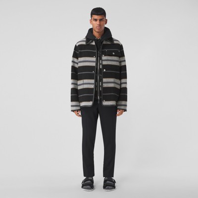 burberry striped jacket