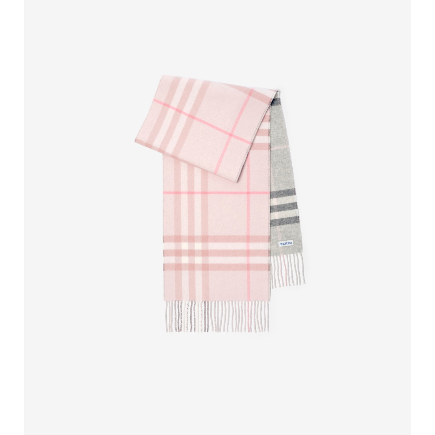 Reversible Check Cashmere Scarf